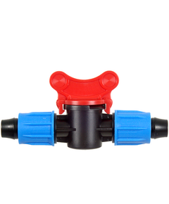 Кран GREEN RAIN MV0216 (КТ 16 мм x КТ 16 мм) для капельной трубки