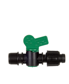 Кран резьбовой IRTECH SL-011-1-i (1/2" нар. резьба x КЛ) для капельной ленты