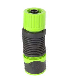 Коннектор гибкий GREEN RAIN HC3007 (цанга 1/2"-5/8" x коннектор мама) быстросъемный зажимной, резина