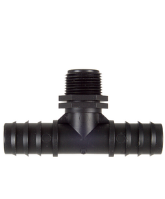 Штуцер тройник резьбовой GREEN RAIN TC022534 (25 мм x 3/4" нар. резьба x 25 мм) для шланга 1"