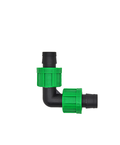 Фитинг угловой соединительный GREEN RAIN ET0117-G (КЛ x КЛ) для капельной ленты