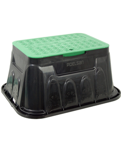 Клапанный бокс POELSAN 73014 JUMBO 14" (четырехместный/пятиместный), короб для клапанов полива, Единиц в одном товаре штук: 1