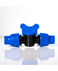 Кран POELSAN (КТ 16 мм x КТ 16 мм) для капельной трубки