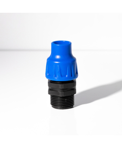 Фитинг муфта POELSAN (3/4" нар.резьба x КТ 16 мм) для капельной трубки