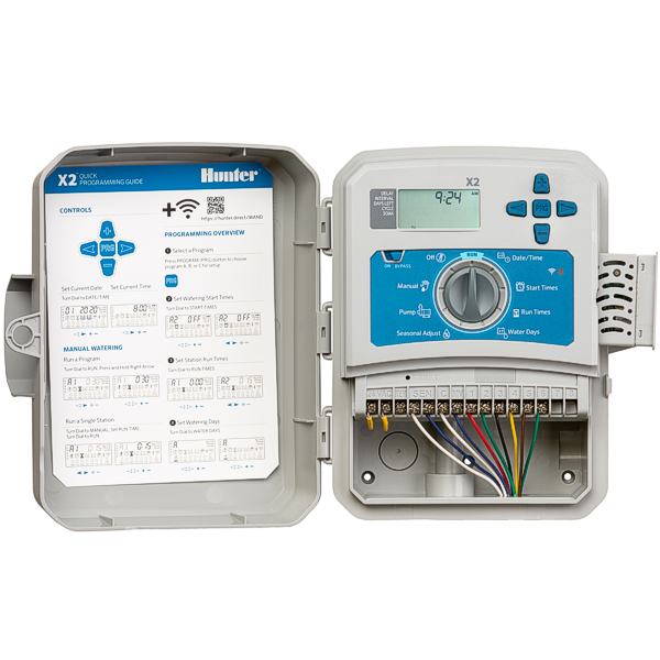 Контроллер HUNTER X2-601 (6 зон) наружный, совместим с Wi-Fi модуль WAND, изображение 3