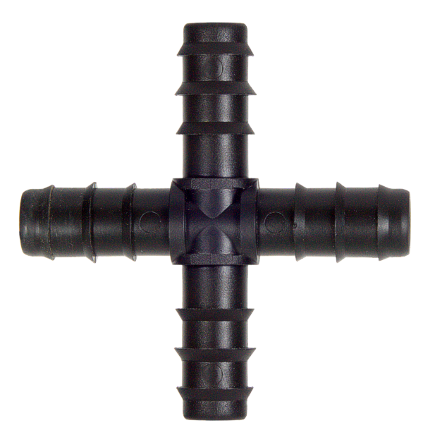 Штуцер крестовина GREEN RAIN CC0116 (КТ 16 мм x КТ 16 мм x КТ 16 мм x КТ 16 мм) для капельной трубки