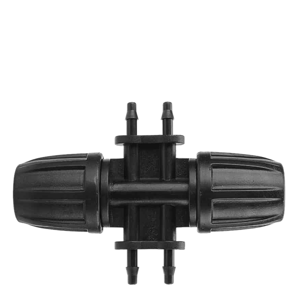 Фитинг разветвитель GREEN RAIN TC020803S-4 (8 мм x 4-шип 3,0 мм x 8 мм) для трубки 8 мм
