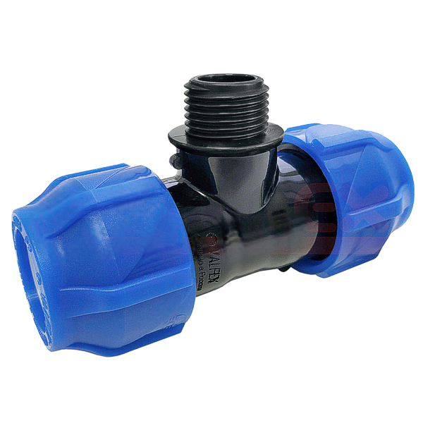 Тройник VALFEX 25 х 3/4" x 25 нар. резьба