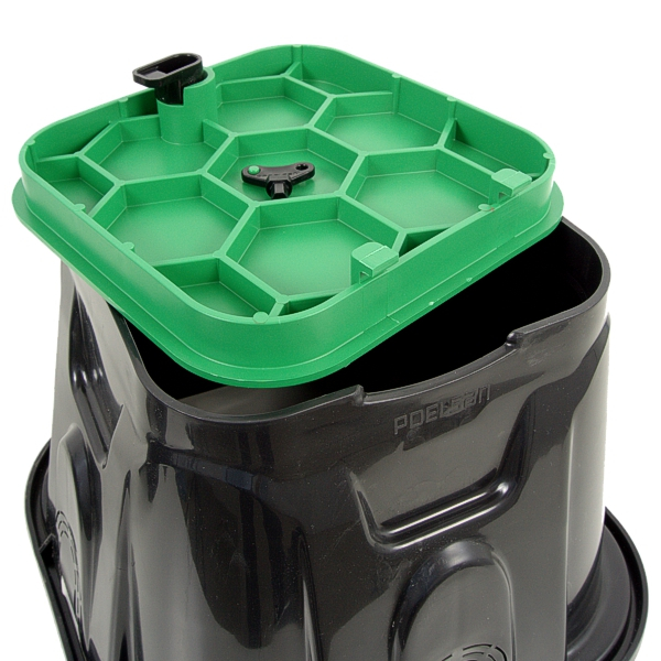 Клапанный бокс POELSAN 73010 LARGE 10"  (двухместный), короб для клапанов полива, Единиц в одном товаре штук: 1, изображение 2