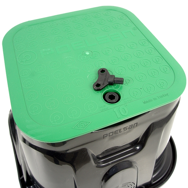 Клапанный бокс POELSAN 73010 LARGE 10"  (двухместный), короб для клапанов полива, Единиц в одном товаре штук: 1, изображение 3