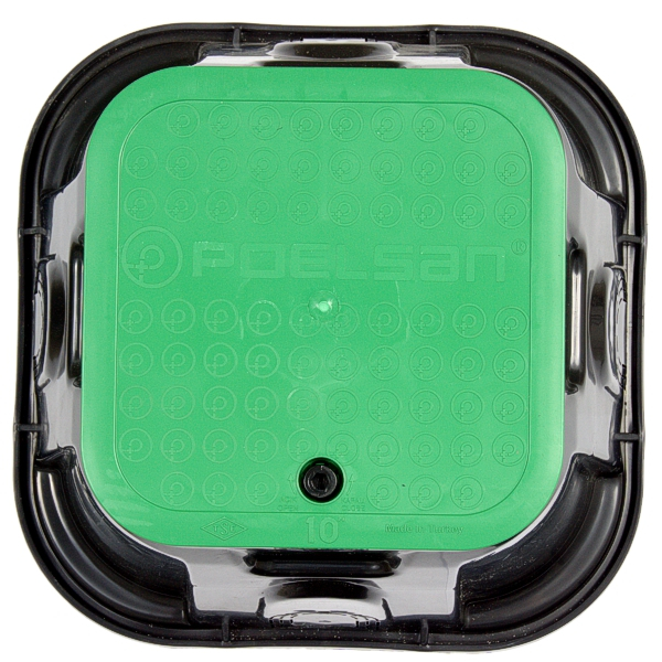 Клапанный бокс POELSAN 73010 LARGE 10"  (двухместный), короб для клапанов полива, Единиц в одном товаре штук: 1, изображение 4