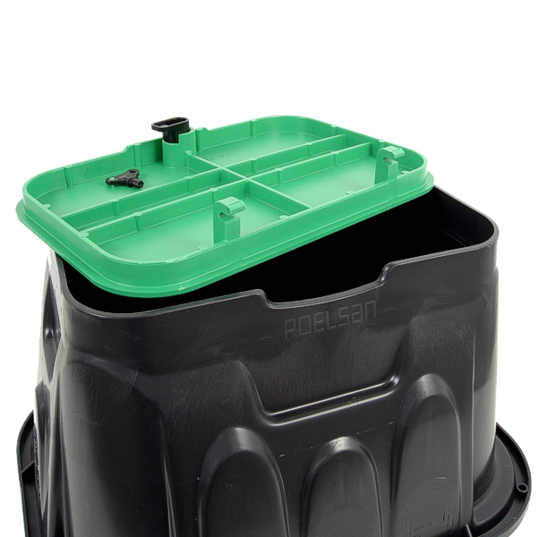 Клапанный бокс POELSAN 73012 STANDART 12" (трехместный), короб для клапанов полива), Единиц в одном товаре штук: 1, изображение 2