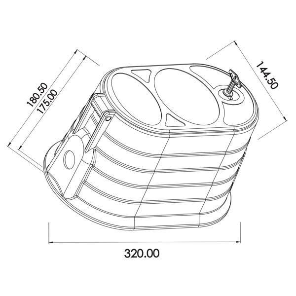 Ревизионный бокс SENKRON 9" для электро и сантехнических узлов, Единиц в одном товаре штук: 1, изображение 4