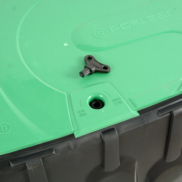 Клапанный бокс POELSAN 74012 STANDART 12" (трехместный), короб для клапанов полива, Единиц в одном товаре штук: 1, изображение 3