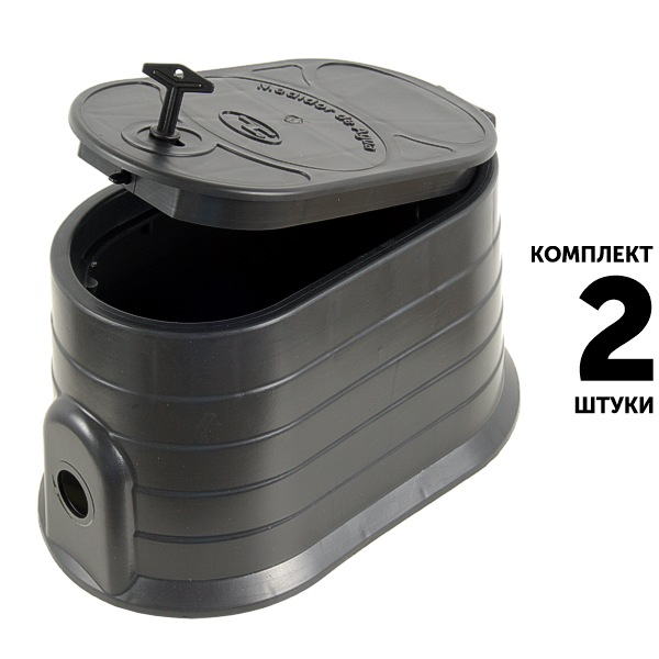 Ревизионный бокс SENKRON 9" для электро и сантехнических узлов. Комплект  2 штуки, Единиц в одном товаре штук: 2