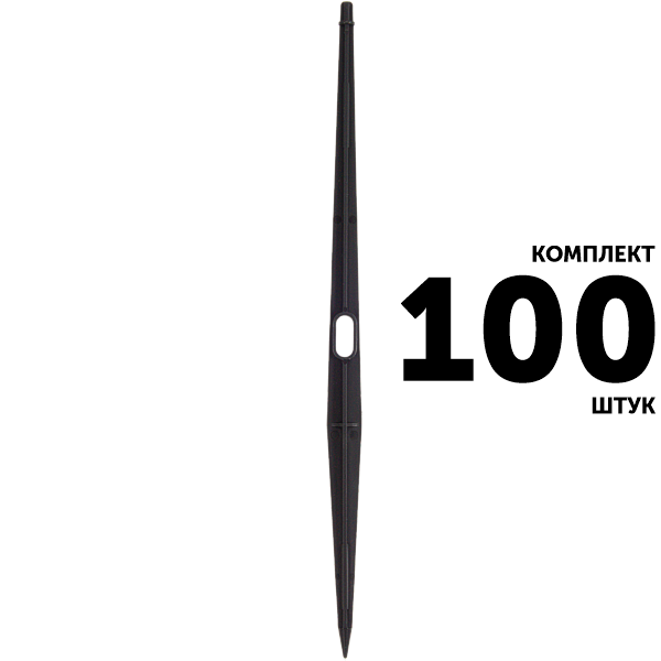 Стойка колышек GREEN RAIN SS0340 (40 см) для микроспринклеров. Комплект  100 штук, Единиц в одном товаре штук: 100