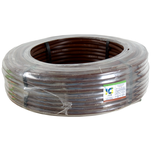 Трубка капельная IRRI-GO-PC 16 мм / 44 mil / шаг 33 см / 2,0 л.час, компенсированная коричневая. Бухта  100 метров, Единиц в одном товаре метров: 100, изображение 2