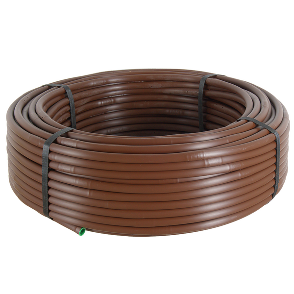 Трубка капельная IRRI-GO-PC 16 мм / 44 mil / шаг 33 см / 2,0 л.час, компенсированная коричневая. Бухта  100 метров, Единиц в одном товаре метров: 100