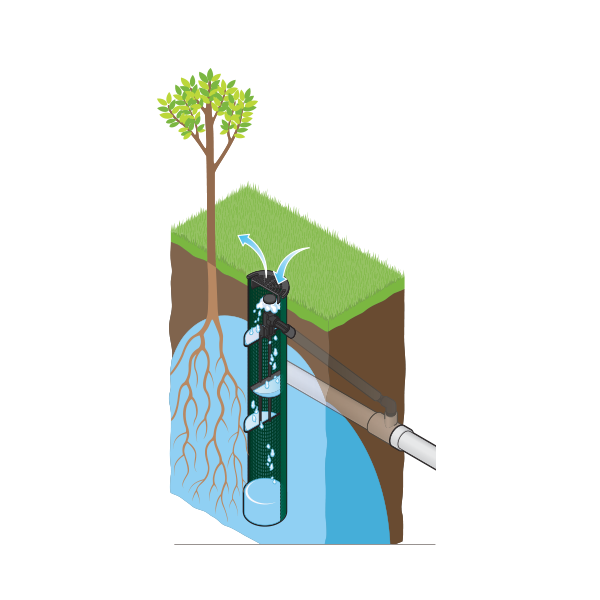 Корневой полив HUNTER RZWS-10-25, 0,9 л/минуту, для кустарников, изображение 6