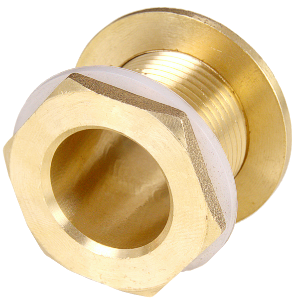 Отвод 1" (врезается в емкость) Латунь, изображение 4