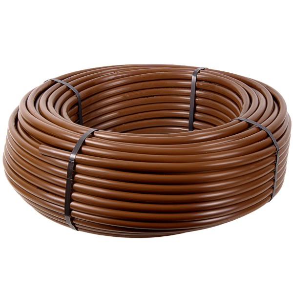 Трубка слепая без капельниц RAIN BIRD XFD 16 мм / 48 mil (коричневая). Бухта  100 метров, Единиц в одном товаре метров: 100, изображение 5