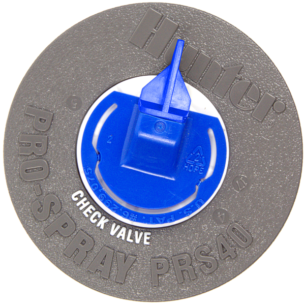 Статический дождеватель HUNTER PROS-12-PRS40-CV (30 см) без сопла, с запорным клапаном, изображение 8